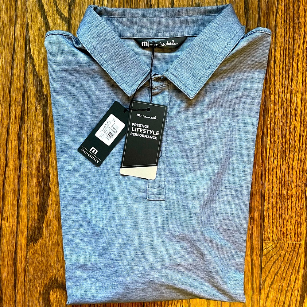 Travis Mathew Heather Polo. Brand New Size XL